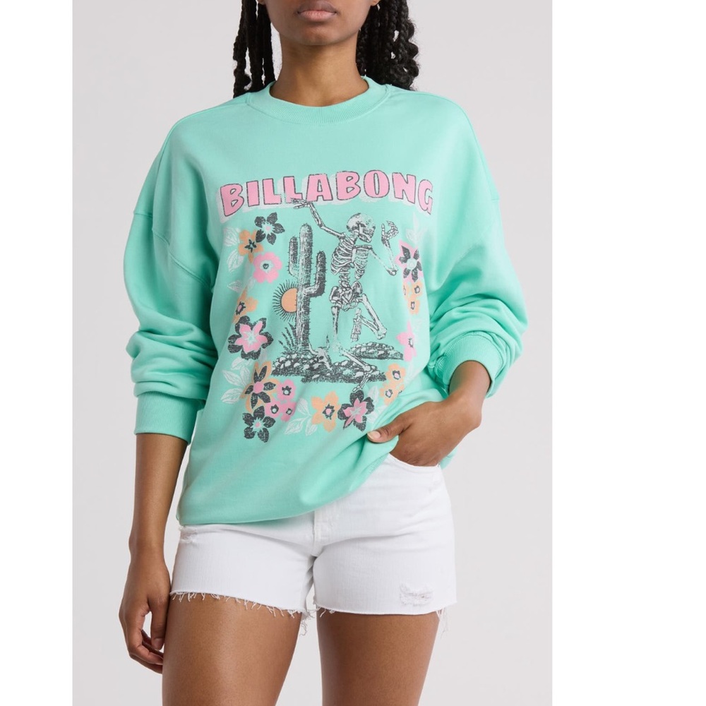 + BILLABONG + Boyfriends Back Sweatshirt